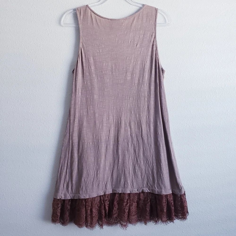 LOGO by Lori Goldstein Floral Lace Sleeveless Tank Top - Picture 5 of 7